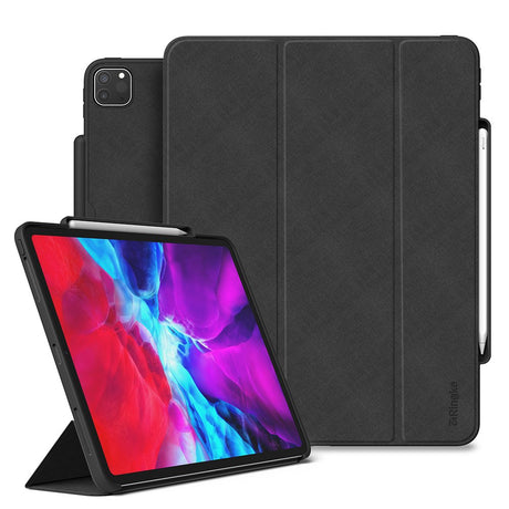 Калъф с Pen Поставка за iPad Pro 11, Ringke Smart Case, Черен (5)