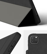 Калъф с Pen Поставка за iPad Pro 11, Ringke Smart Case, Черен (3)