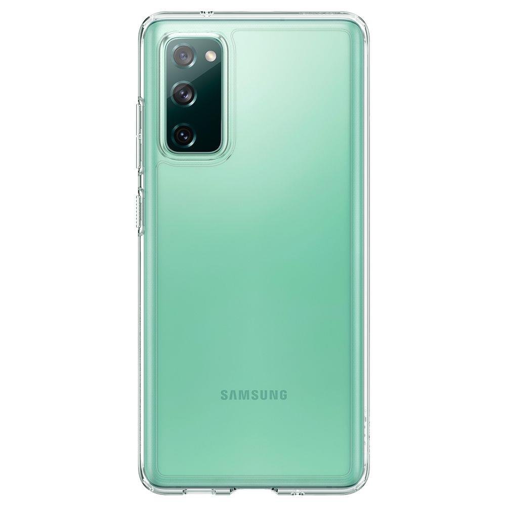 Противоударен Хибриден Калъф за Samsung S20 FE, Spigen Ultra Hybrid Case, Прозрачен (6)