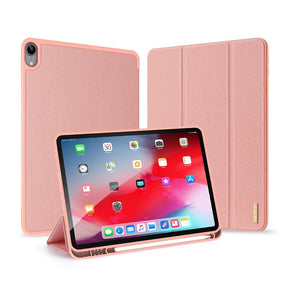 Калъф с Pen Поставка за iPad Air 11" 2026-2020, Dux Ducis Domo Case, Розов