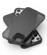 Противоударен Силиконов Калъф за iPhone 12 Pro Max, Полупрозрачен, Ringke Air Case, Черен (6)