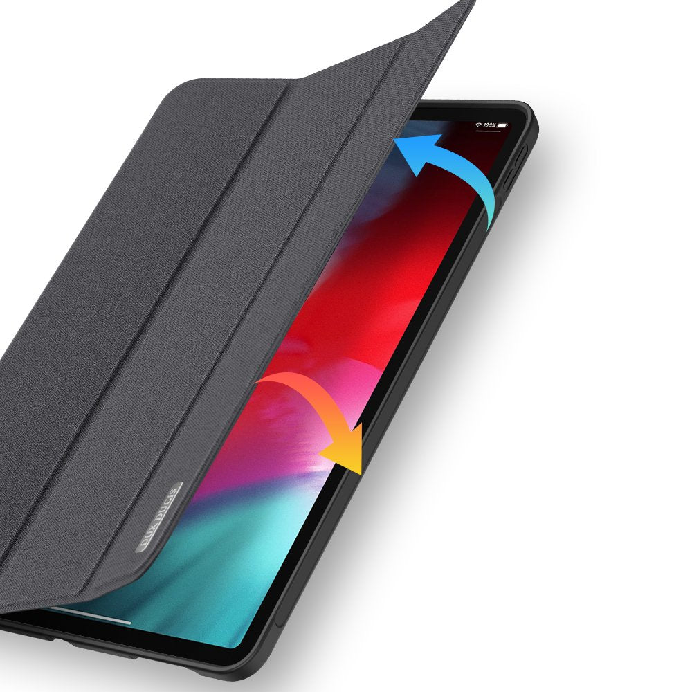 Калъф с Pen Поставка за iPad Air 11" 2026-2020, Dux Ducis Domo Case, Черен (6)