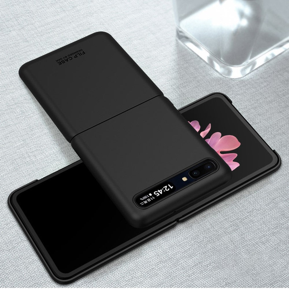 Ударостойчив Калъф за Samsung Galaxy Z Flip, GKK Creative PC Case, Черен