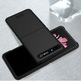 Ударостойчив Калъф за Samsung Galaxy Z Flip, GKK Creative PC Case, Черен