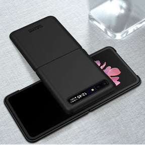 Ударостойчив Калъф за Samsung Galaxy Z Flip, GKK Creative PC Case, Черен