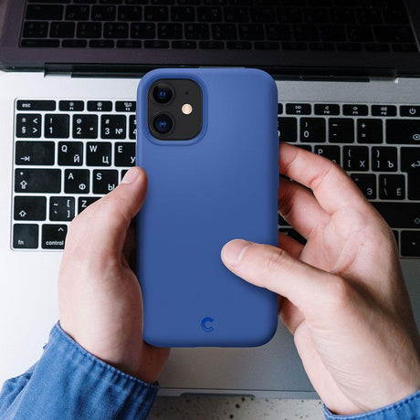 Силиконов Калъф за iPhone 12 Mini, Spigen Ciel by Cyrill Silicone Case, Син (7)