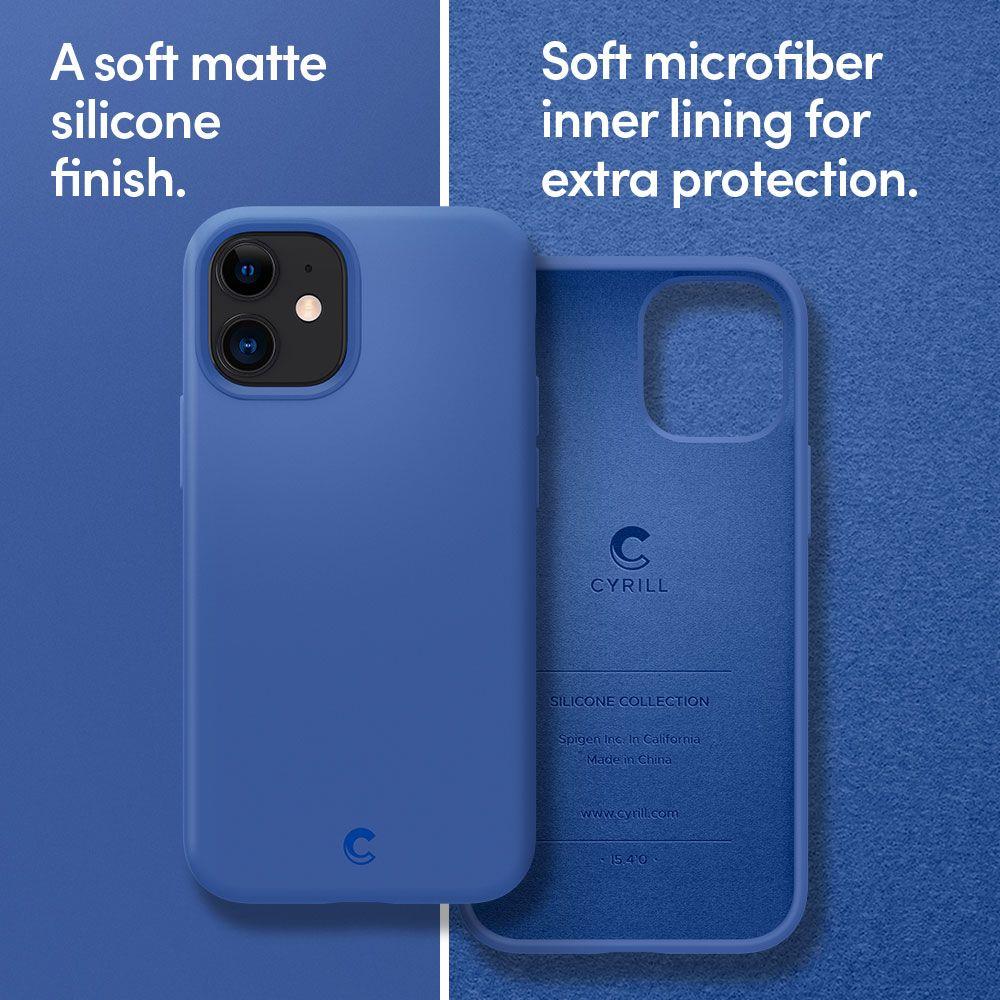 Силиконов Калъф за iPhone 12 Mini, Spigen Ciel by Cyrill Silicone Case, Син (4)