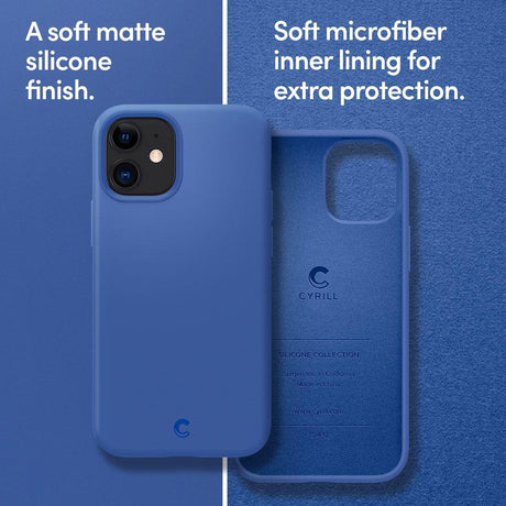 Силиконов Калъф за iPhone 12 Mini, Spigen Ciel by Cyrill Silicone Case, Син (4)