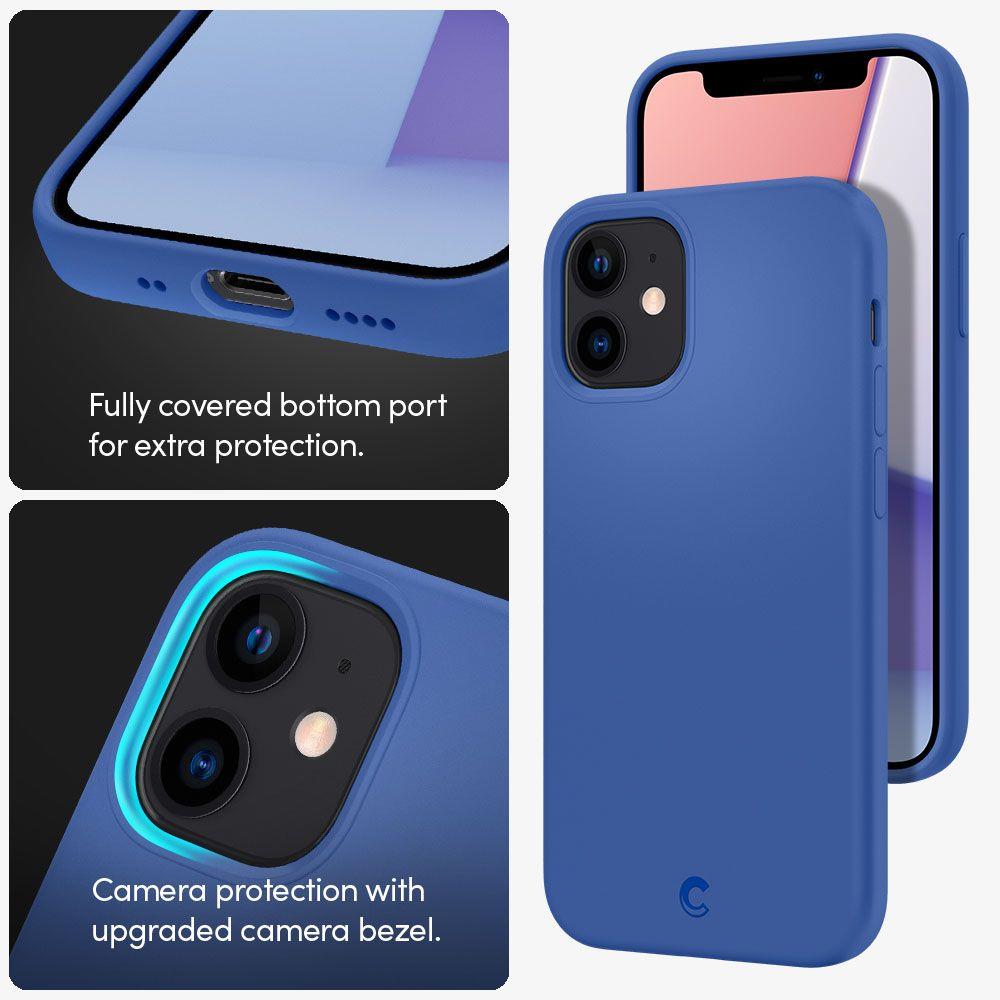 Силиконов Калъф за iPhone 12 Mini, Spigen Ciel by Cyrill Silicone Case, Син (8)
