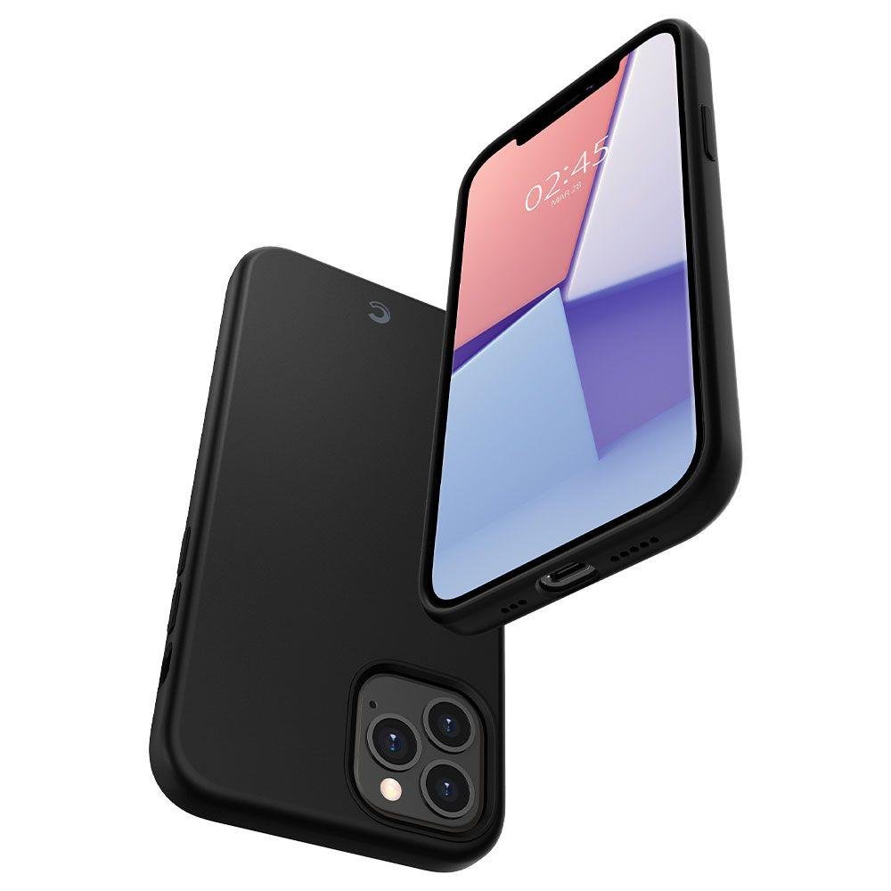 Силиконов Калъф за iPhone 12 Pro Max, Spigen Ciel by Cyrill Silicone Case, Черен (4)