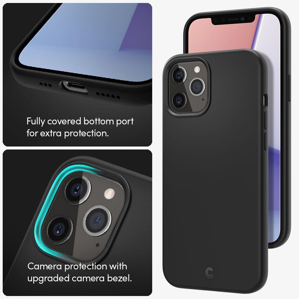 Силиконов Калъф за iPhone 12/Pro, Spigen Ciel by Cyrill Silicone Case, Черен (5)