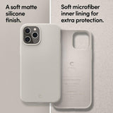 Силиконов Калъф за iPhone 12/Pro, Spigen Ciel by Cyrill Silicone Case, Бежов (5)