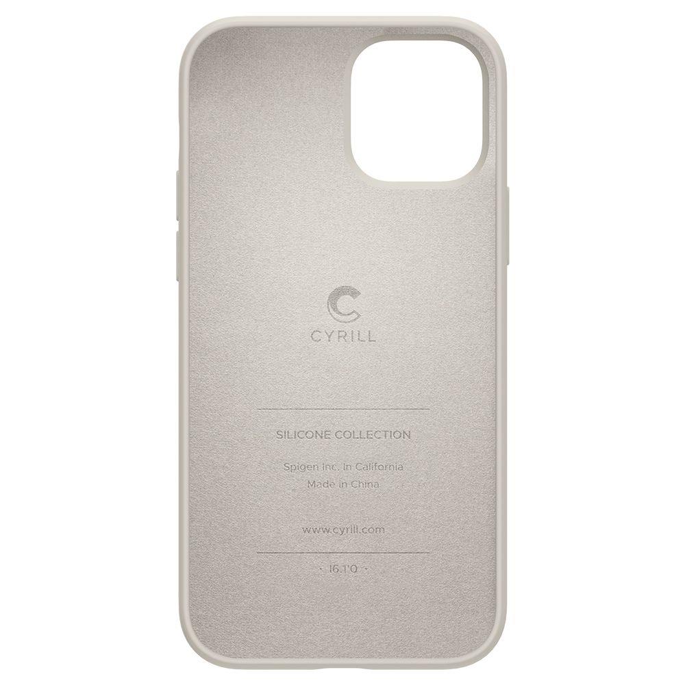 Силиконов Калъф за iPhone 12/Pro, Spigen Ciel by Cyrill Silicone Case, Бежов (4)