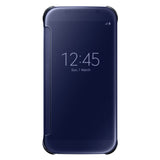 Оригинален Активен Калъф за Samsung S6 Clear View Cover Book Case Ef-Zg920bbe, Черен