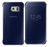 Оригинален Активен Калъф за Samsung S6 Clear View Cover Book Case Ef-Zg920bbe, Черен (2)