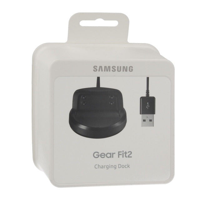 Оригинално Зарядно за Samsung Gear Fit2/Pro EP-YB360BBE, Черен (5)