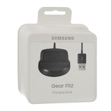 Оригинално Зарядно за Samsung Gear Fit2/Pro EP-YB360BBE, Черен (5)