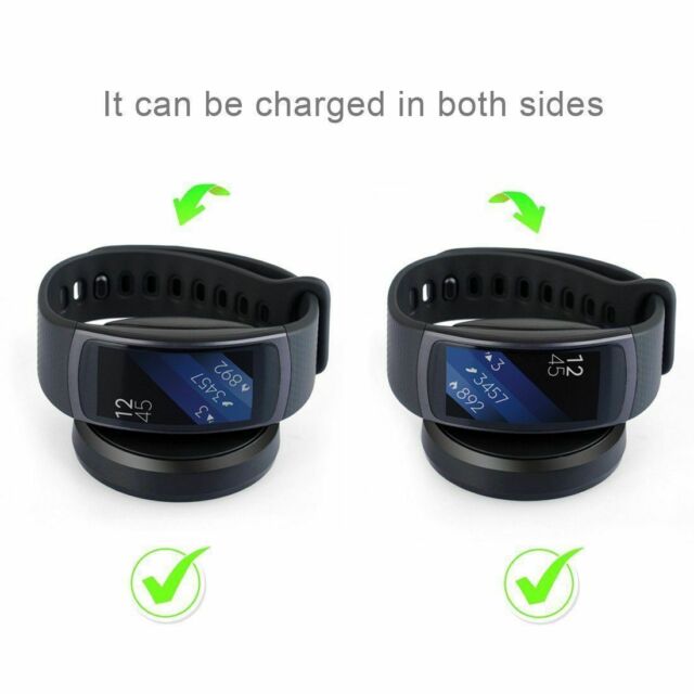 Оригинално Зарядно за Samsung Gear Fit2/Pro EP-YB360BBE, Черен (3)
