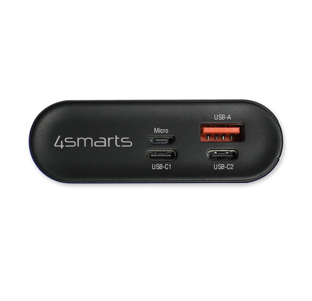 Външна Батерия, 4Smarts Power Bank Graphene PD/QC3.0 130w 20000mAh, Черен (2)