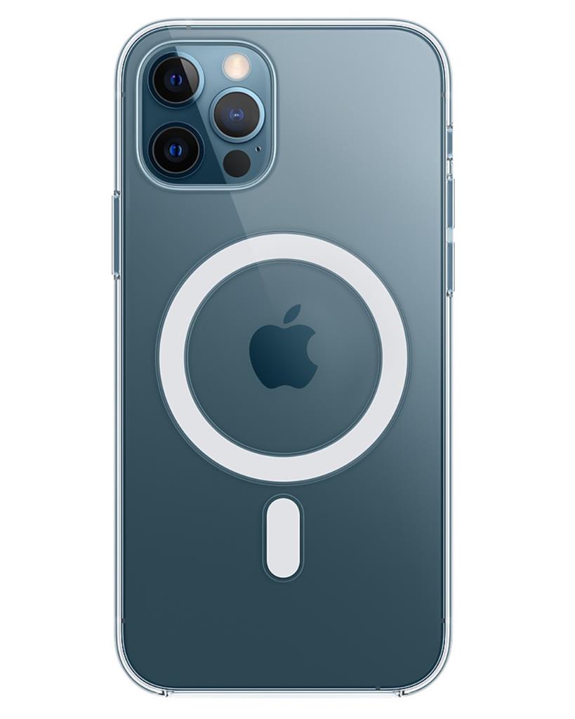 Оригинален Калъф за Apple iPhone 12/Pro, Clear Magsafe Case MHLM3ZM/A, Прозрачен