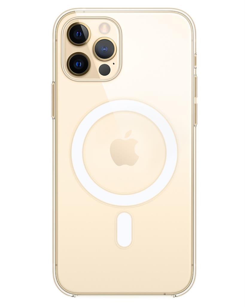 Оригинален Калъф за Apple iPhone 12/Pro, Clear Magsafe Case MHLM3ZM/A, Прозрачен (3)