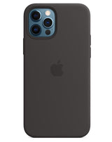 Оригинален Силиконов Калъф за Apple iPhone 12/Pro, Silicone Magsafe Case MHL73ZM/A, Черен