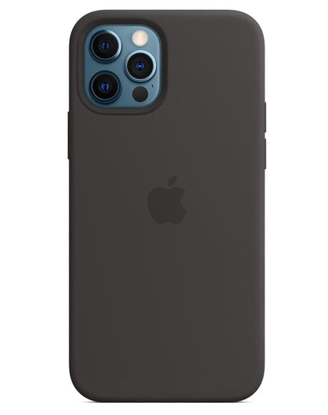Оригинален Силиконов Калъф за Apple iPhone 12/Pro, Silicone Magsafe Case MHL73ZM/A, Черен