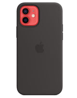 Оригинален Силиконов Калъф за Apple iPhone 12/Pro, Silicone Magsafe Case MHL73ZM/A, Черен (6)