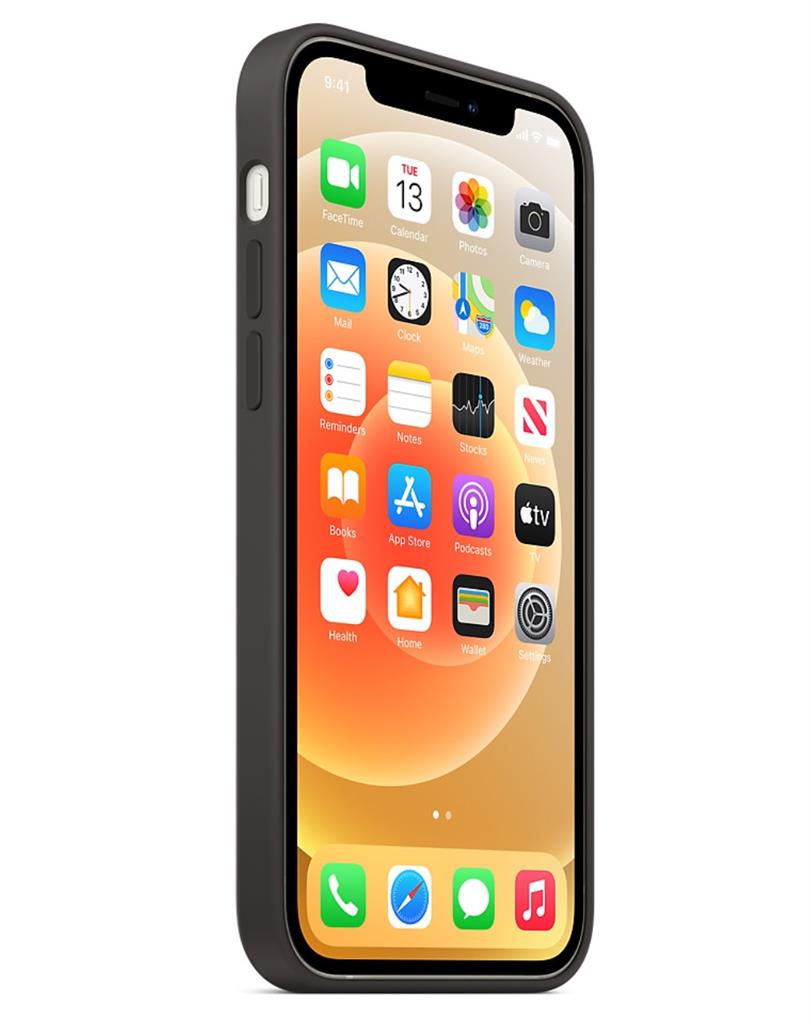 Оригинален Силиконов Калъф за Apple iPhone 12/Pro, Silicone Magsafe Case MHL73ZM/A, Черен (5)