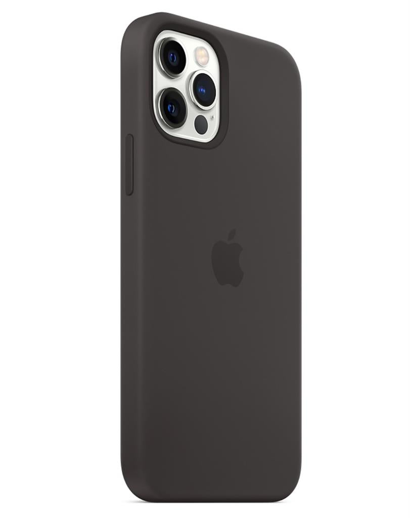 Оригинален Силиконов Калъф за Apple iPhone 12 Pro Max, Silicone Magsafe Case MHLG3ZM/A, Черен (5)