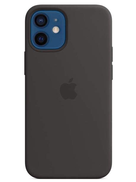 Оригинален Силиконов Калъф за Apple iPhone 12 Mini, Silicone Magsafe Case MHKX3ZM/A, Черен (5)