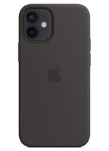 Оригинален Силиконов Калъф за Apple iPhone 12 Mini, Silicone Magsafe Case MHKX3ZM/A, Черен