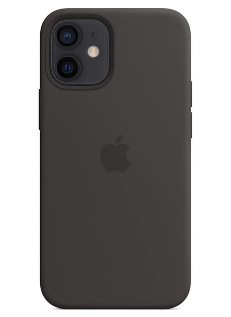 Оригинален Силиконов Калъф за Apple iPhone 12 Mini, Silicone Magsafe Case MHKX3ZM/A, Черен