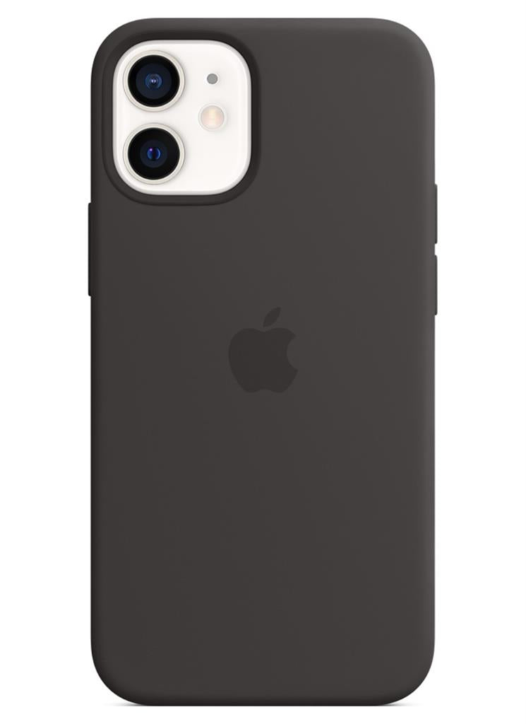 Оригинален Силиконов Калъф за Apple iPhone 12 Mini, Silicone Magsafe Case MHKX3ZM/A, Черен (2)