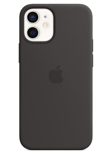 Оригинален Силиконов Калъф за Apple iPhone 12 Mini, Silicone Magsafe Case MHKX3ZM/A, Черен (2)