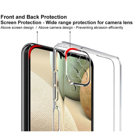 Силиконов Калъф за Samsung A12, Imak Crystal Case UX-5, Прозрачен (4)