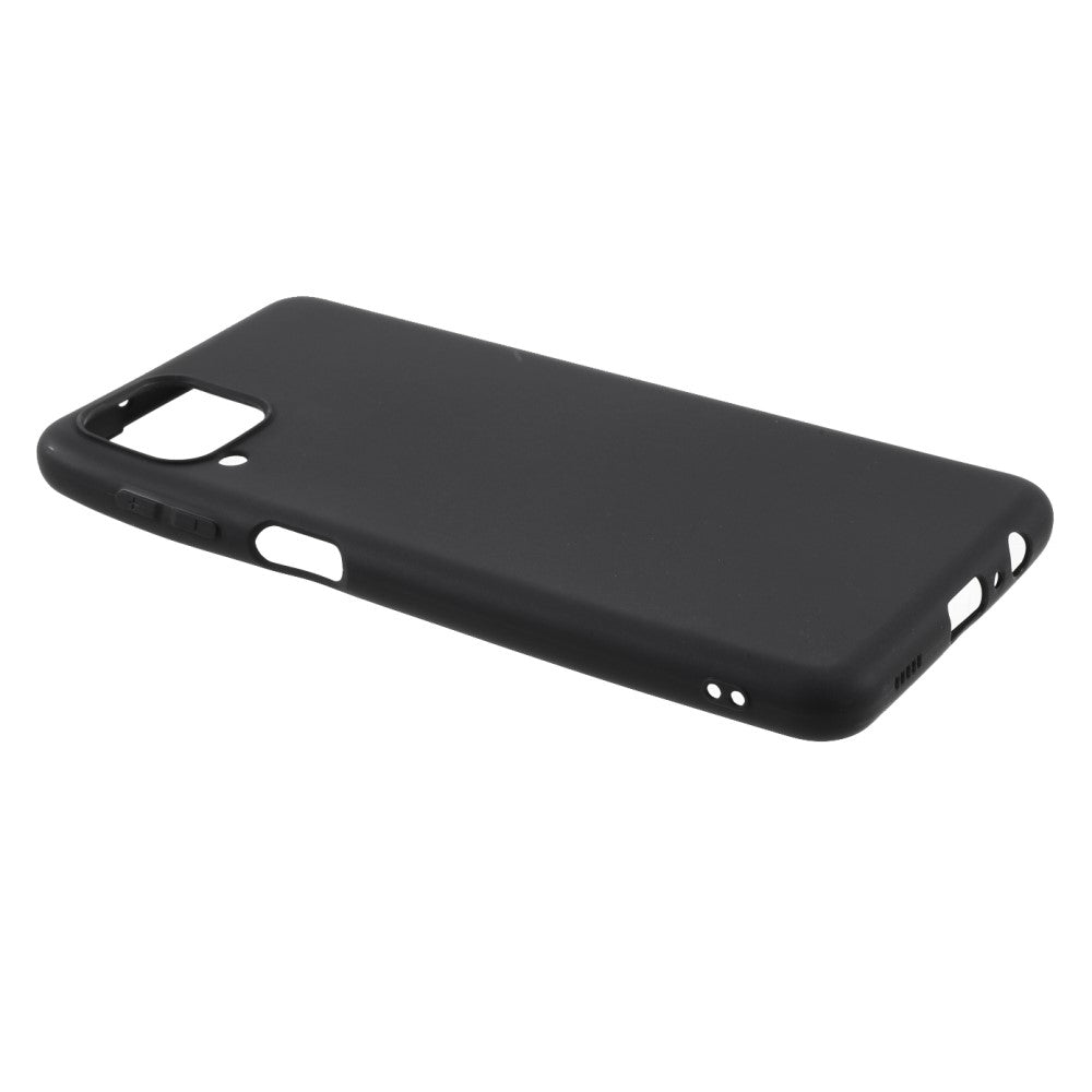 Силиконов Калъф за Samsung A12, Soft Matte Case, Черен (4)