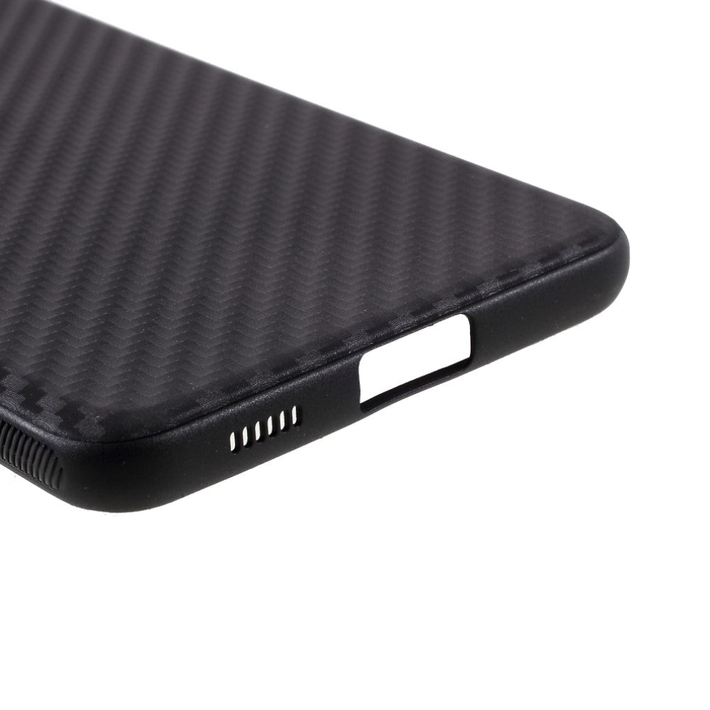 Тънък Силиконов Калъф за Samsung S21 Plus, Forcell Fiber Case, Черен (4)