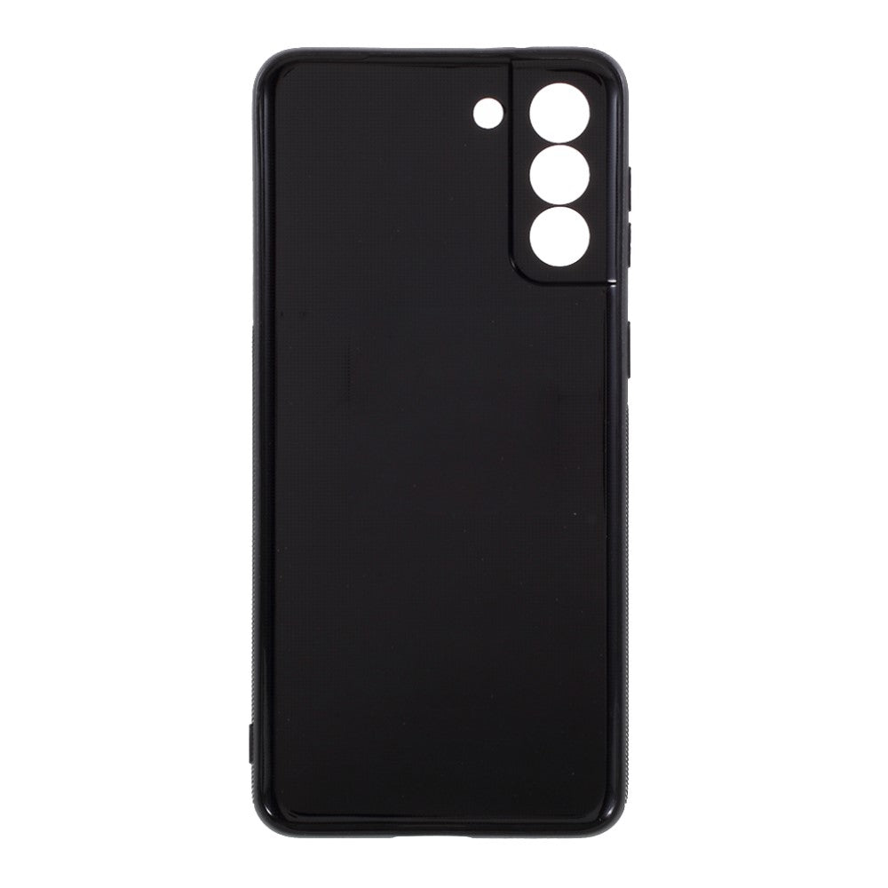 Тънък Силиконов Калъф за Samsung S21 Plus, Forcell Fiber Case, Черен (2)