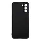 Тънък Силиконов Калъф за Samsung S21, Forcell Fiber Case, Черен (2)