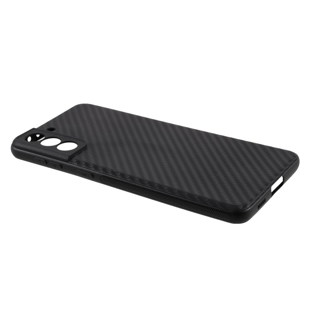 Тънък Силиконов Калъф за Samsung S21, Forcell Fiber Case, Черен (3)