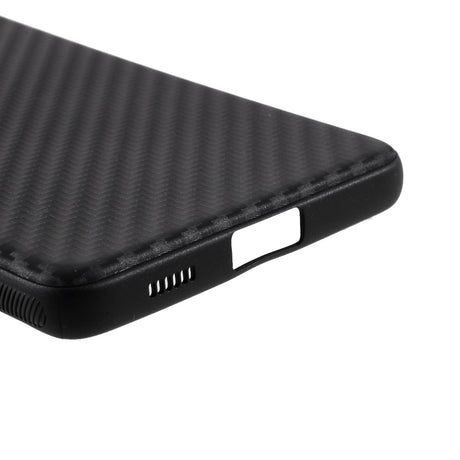 Тънък Силиконов Калъф за Samsung S21 Ultra, Forcell Fiber Case, Черен (4)