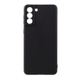 Тънък Силиконов Калъф за Samsung S21 Plus, Forcell Fiber Case, Черен