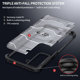 Противоударен Хибриден Калъф за Samsung S21 Plus, Explorer Triple Case, Черен (4)