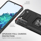 Калъф със Стойка-Пръстен за Samsung S21, Armor Style Case, Черен (6)