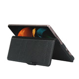 Кожен Калъф с Поставка за Samsung Z Fold 2, GKK Leather Case, Черен (5)