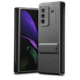Противоударен Калъф с Поставка за Samsung Z Fold 2, GKK PC Case, Сив