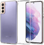 Противоударен Силиконов Калъф за Samsung S21 Plus, Spigen Liquid Crystal Case, Прозрачен