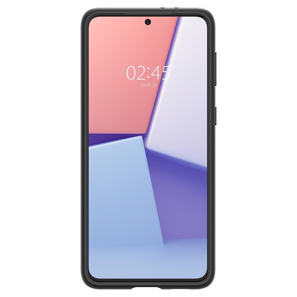 Противоударен Калъф за Samsung S21 Plus, Spigen Thin Fit Case, Черен (5)