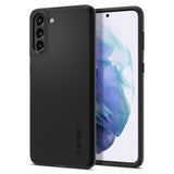 Противоударен Калъф за Samsung S21 Plus, Spigen Thin Fit Case, Черен